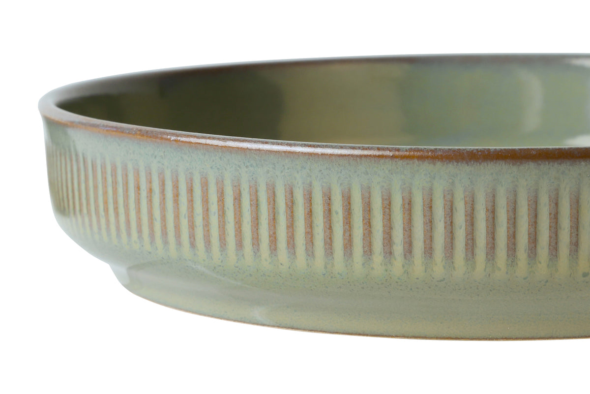 Assiette creuse Ø22,5cm - 6 pièces - collection REED - Forest
