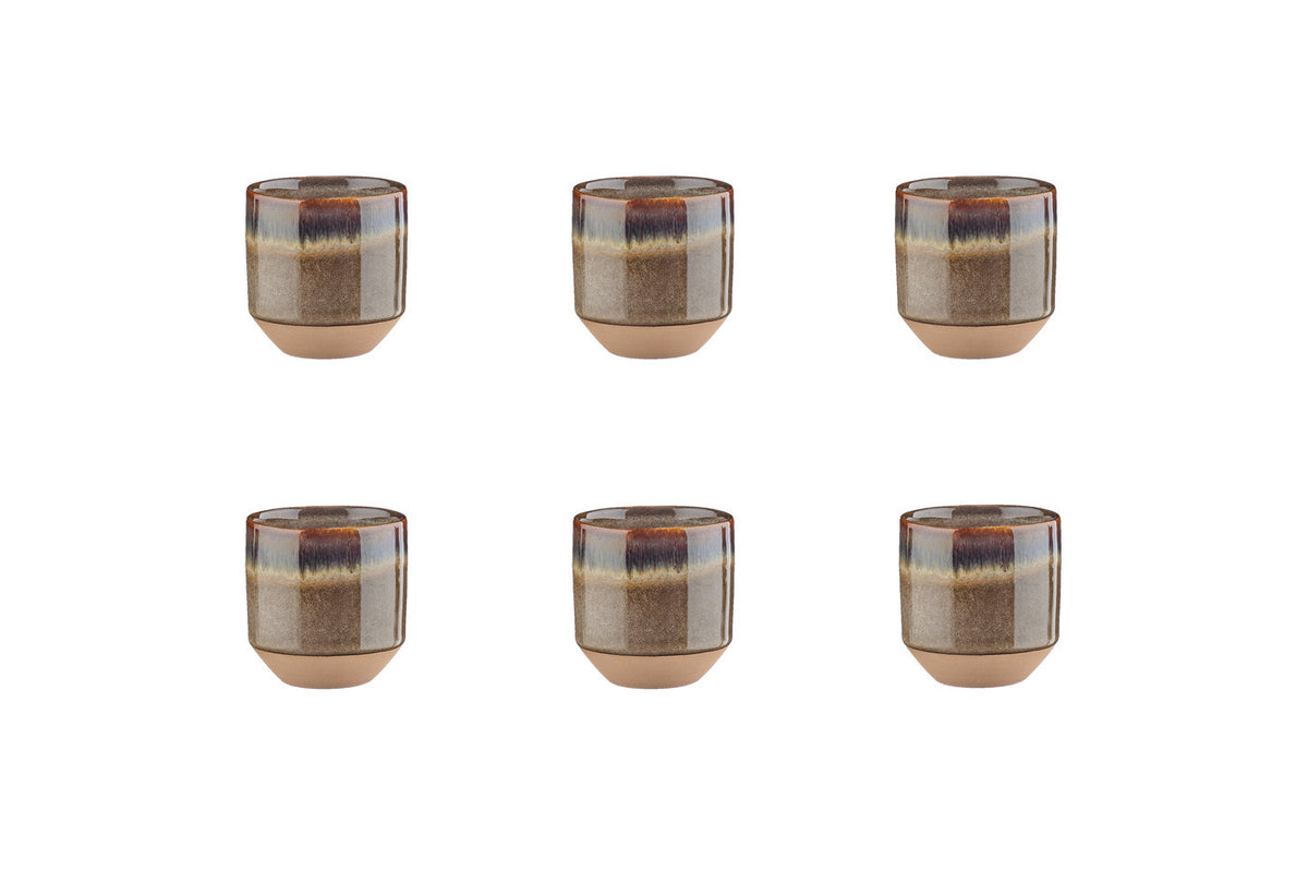 Tasse GENESIS 15cl - 6 pièces - Basalte