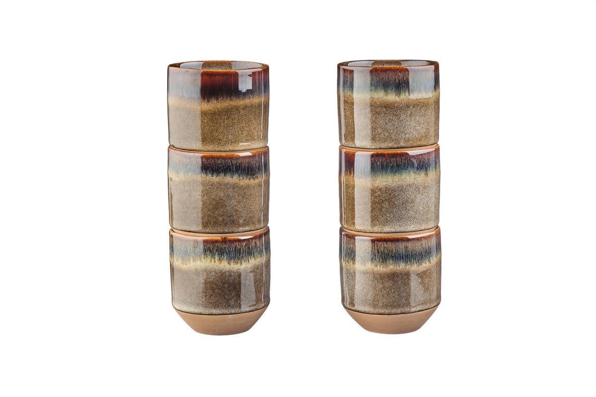Tasse GENESIS 15cl - 6 pièces - Basalte