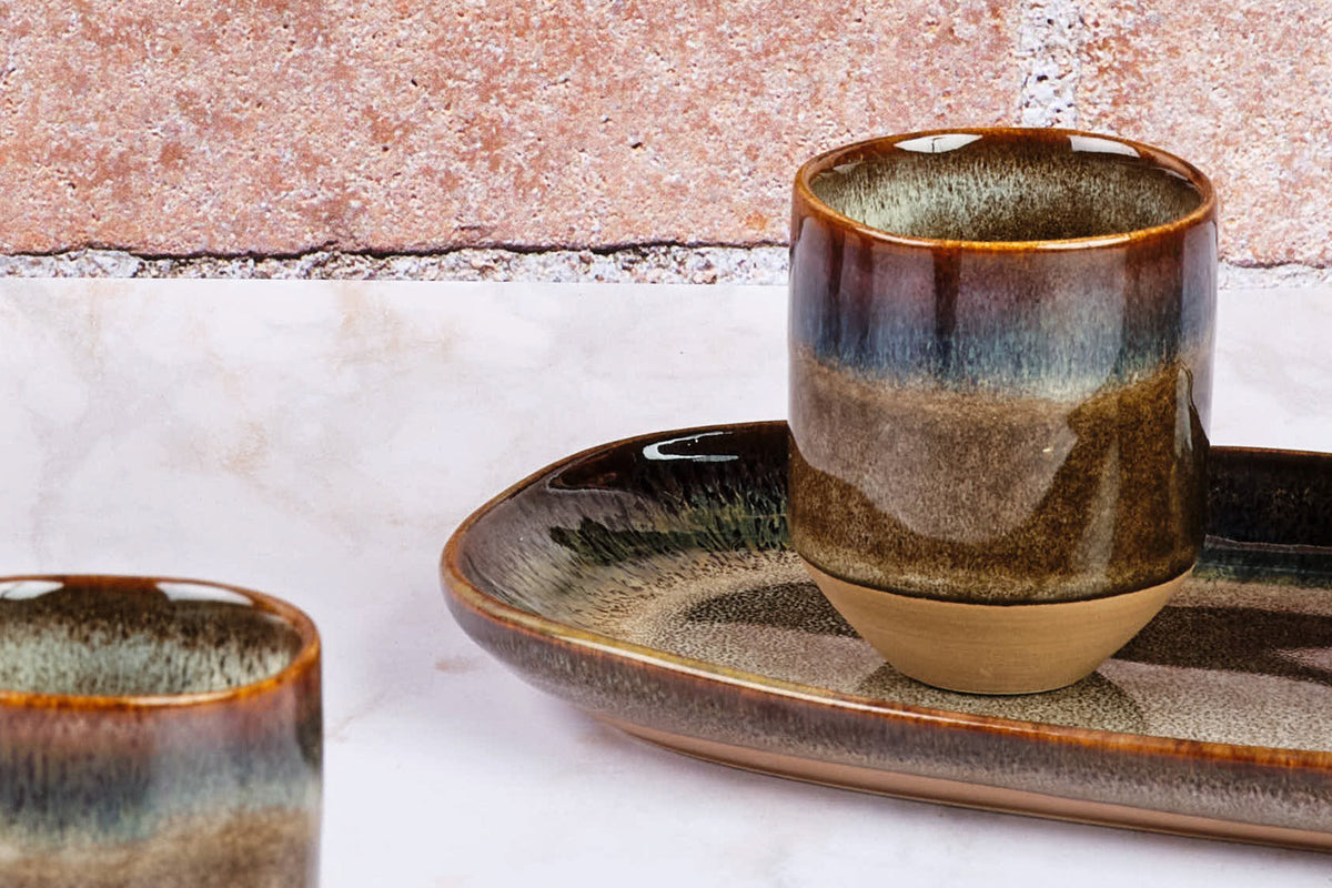 Tasse GENESIS 8cl - 6 pièces - Basalte