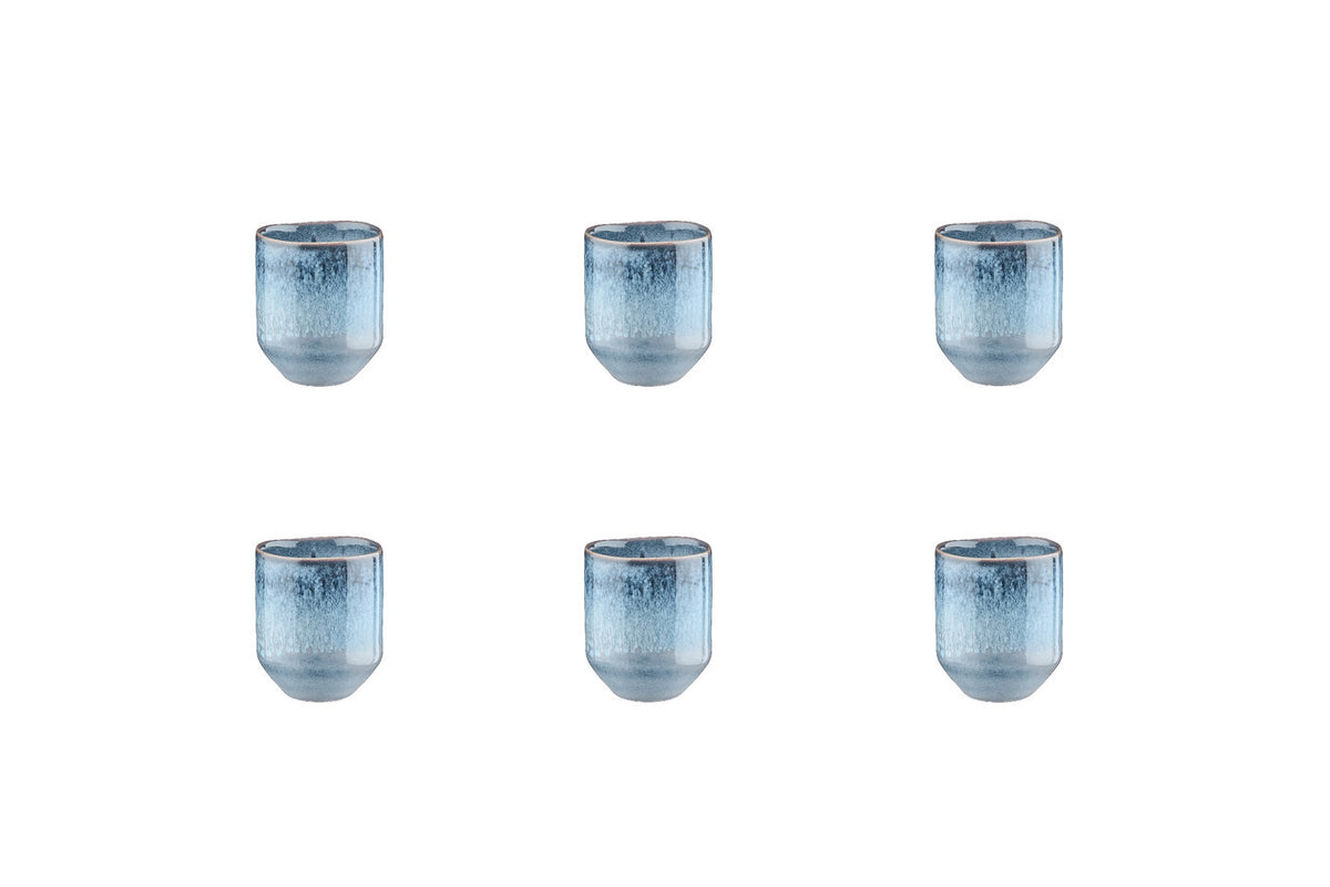 Tasse GENESIS 8cl - 6 pièces - Mer