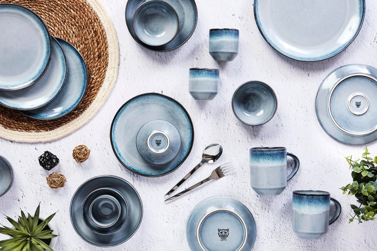 Assiette creuse GENESIS Ø21cm - 6 pièces - Mer