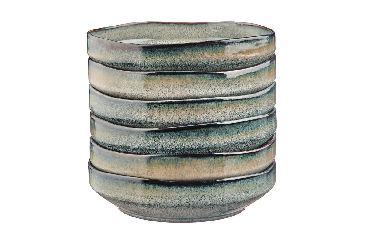 Assiette creuse GENESIS Ø21cm - 6 pièces - Terre