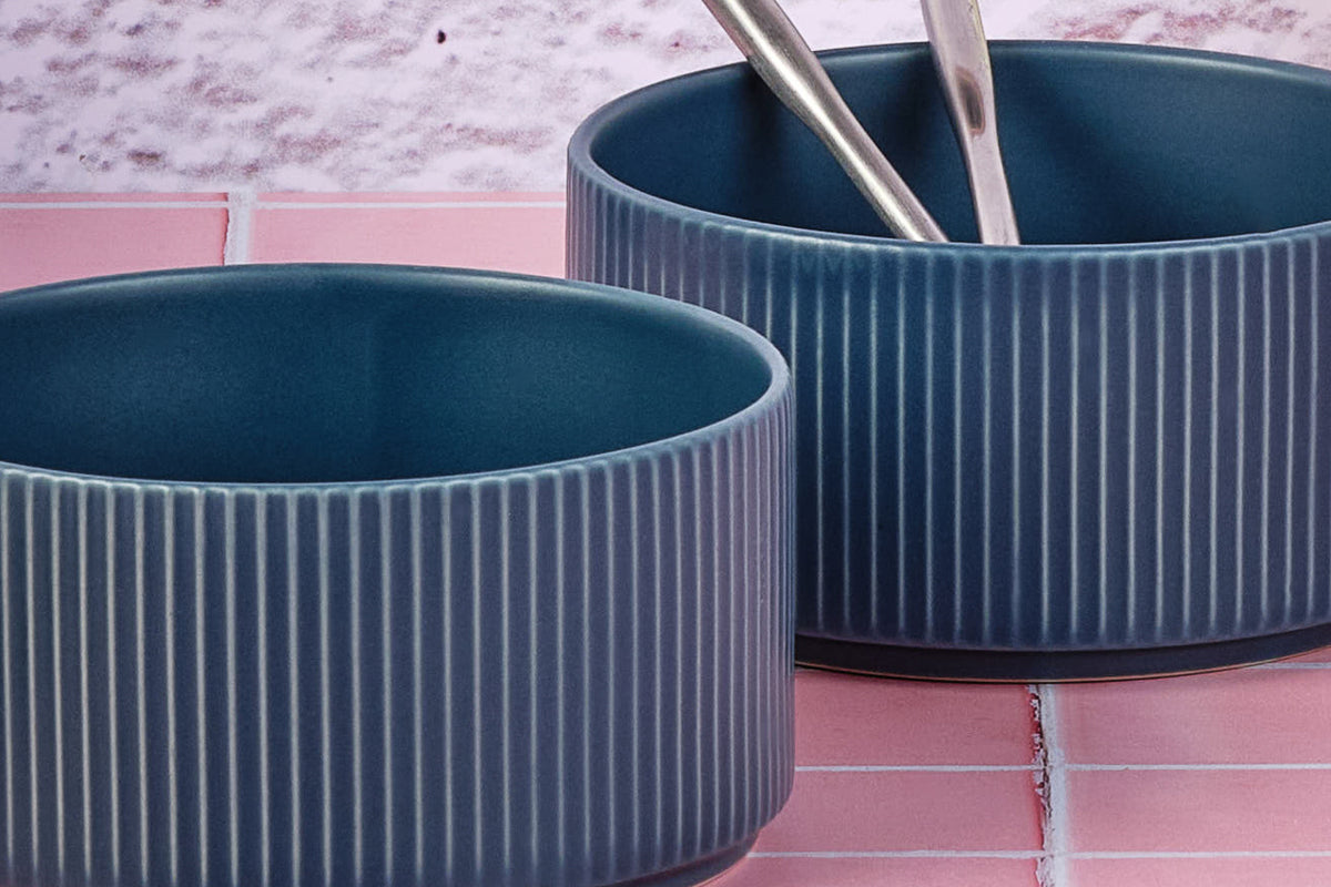 Bol SCANDI Ø12cm - 4 pièces - Marine