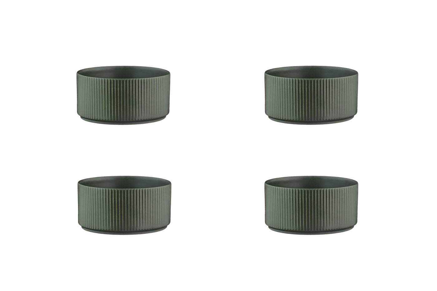 Bol SCANDI Ø12cm - 4 pièces - Olive