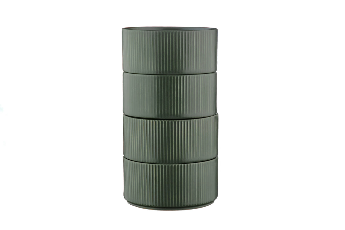 Bol SCANDI Ø12cm - 4 pièces - Olive