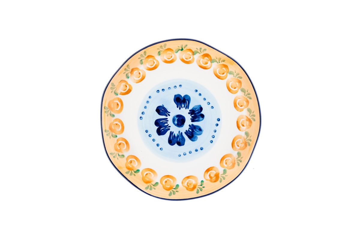 Assiette NAPOLI Ø20cm - 4 pièces - Agrume
