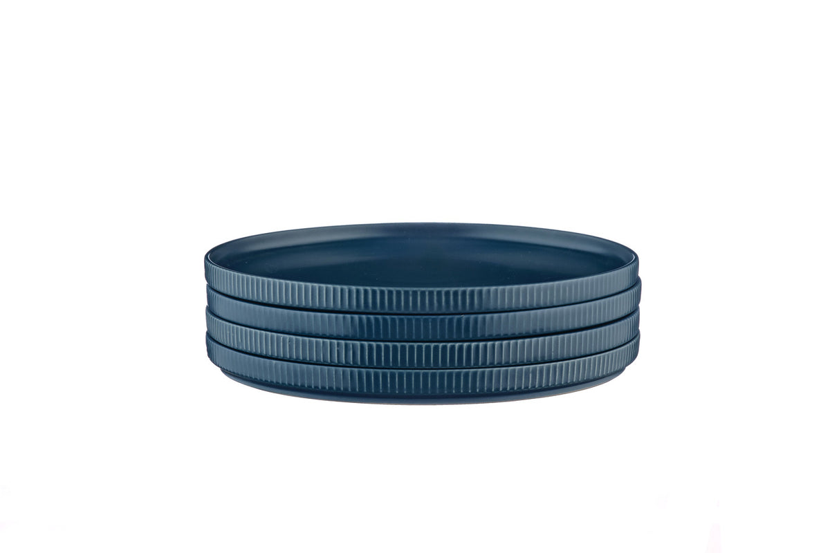Assiette SCANDI Ø21,5cm - 4 pièces - Marine