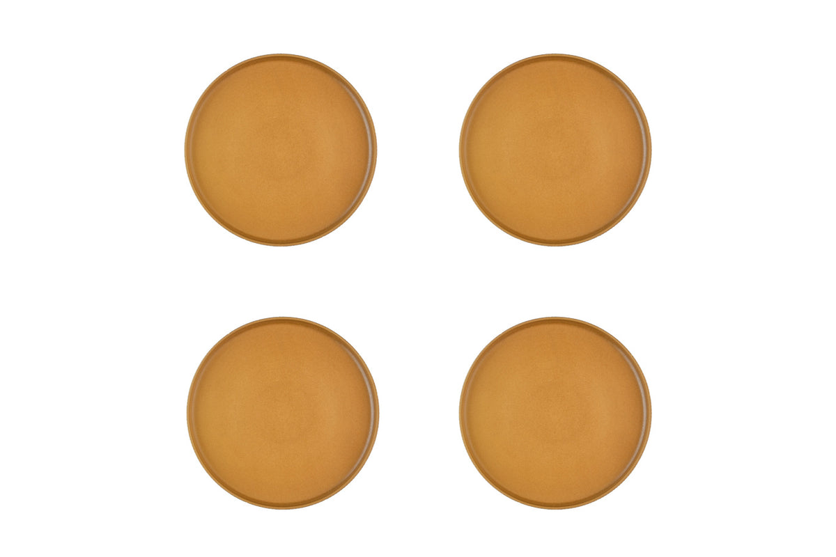 Assiette SCANDI Ø21,5cm - 4 pièces - Ocre