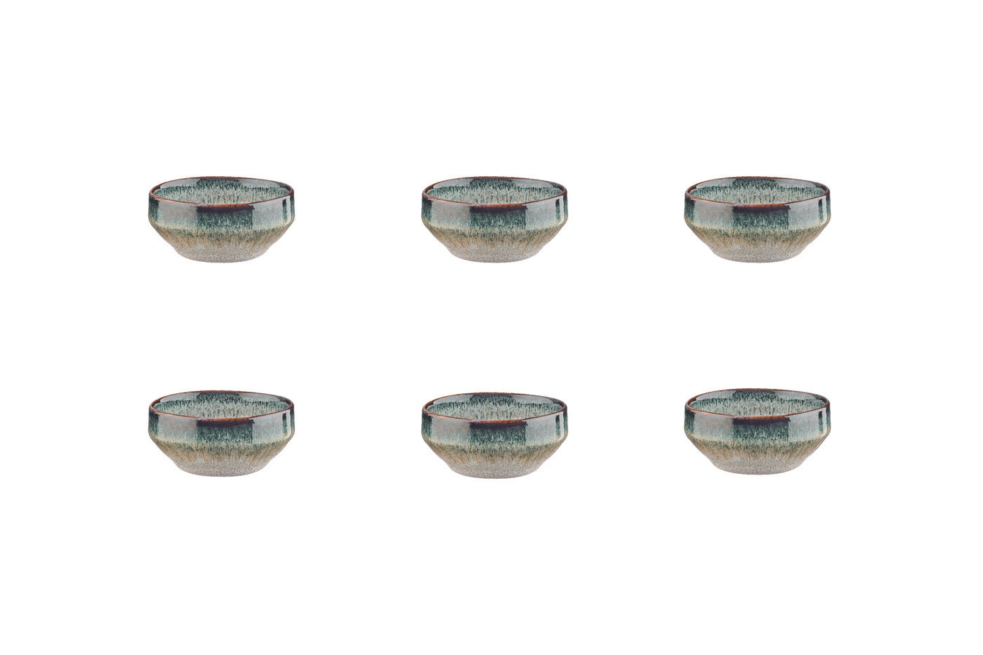 Bol GENESIS Ø8cm - 6 pièces - Terre