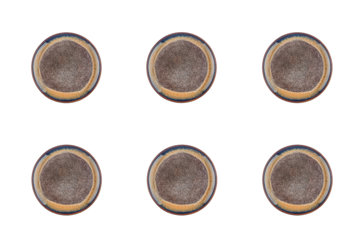 Assiette GENESIS Ø16,5cm - 6 pièces - Basalte