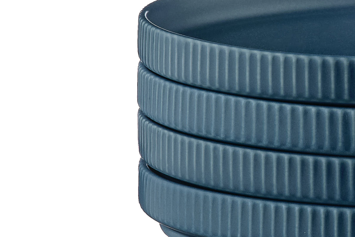 Assiette SCANDI Ø16,5cm - 4 pièces - Marine