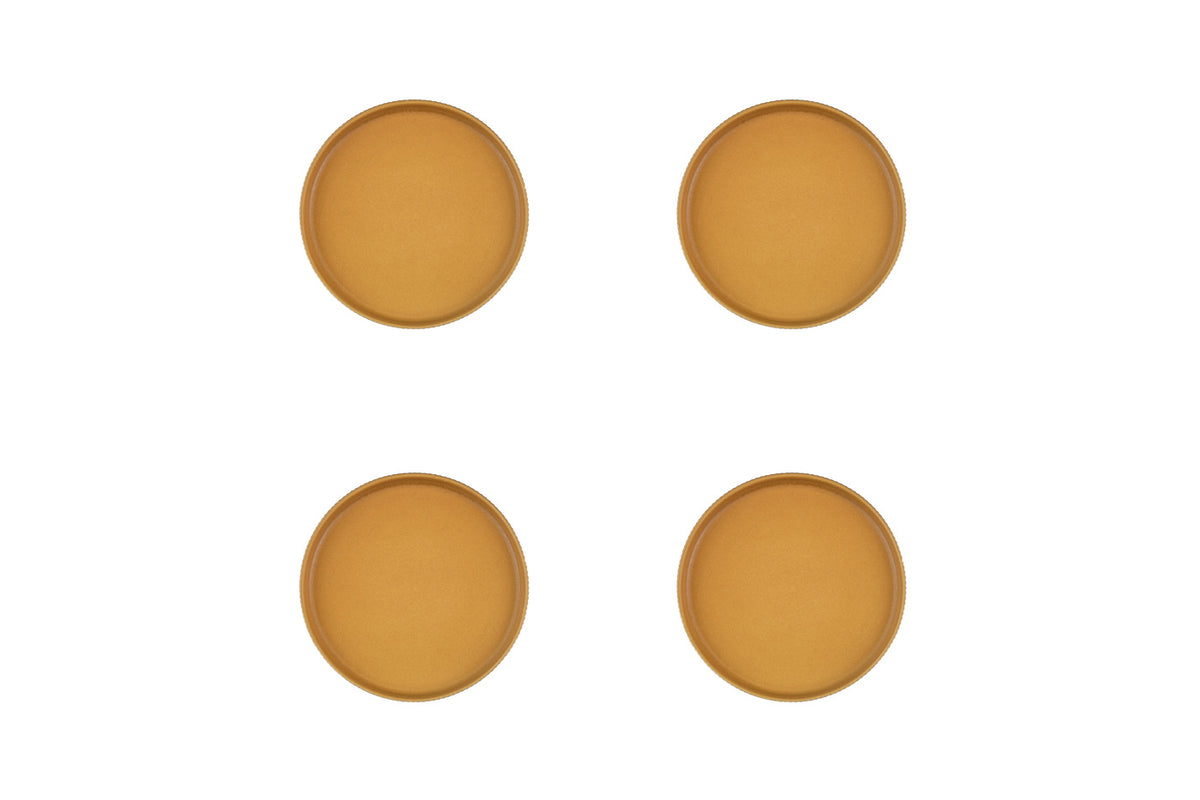 Assiette SCANDI Ø16,5cm - 4 pièces - Ocre