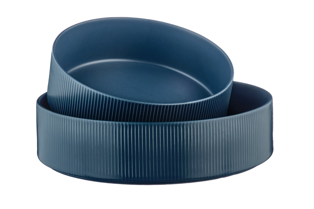 Saladier SCANDI Ø21,5cm et Ø27,5cm - 2 pièces - Marine