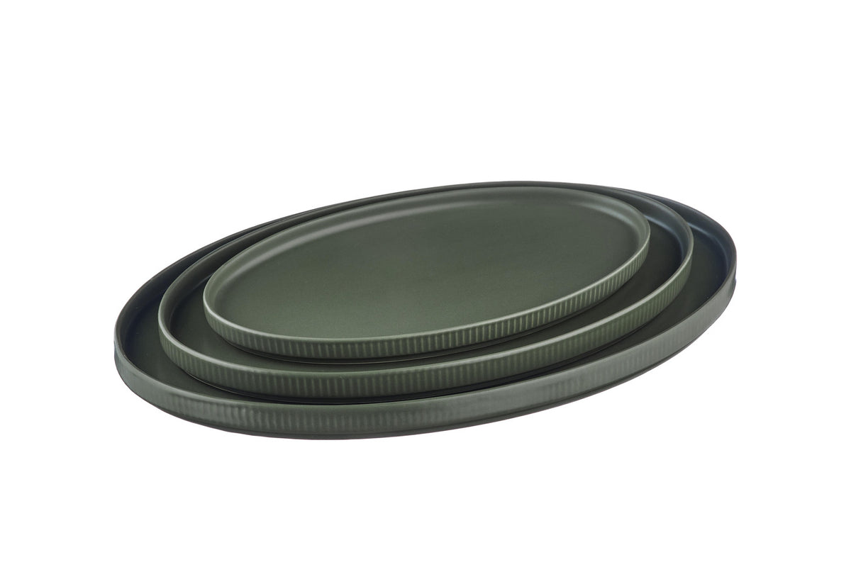 Plateau de service SCANDI - 3 pièces - Olive