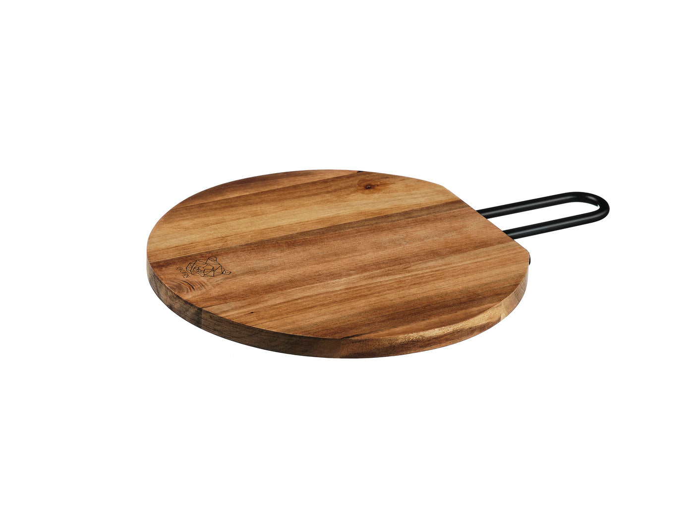 Planche à découper en bois d'acacia STINE - Ø26cm