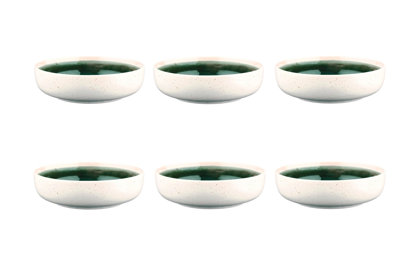Bol OXYGEN Ø17,5cm - 6 pièces - Vert de gris