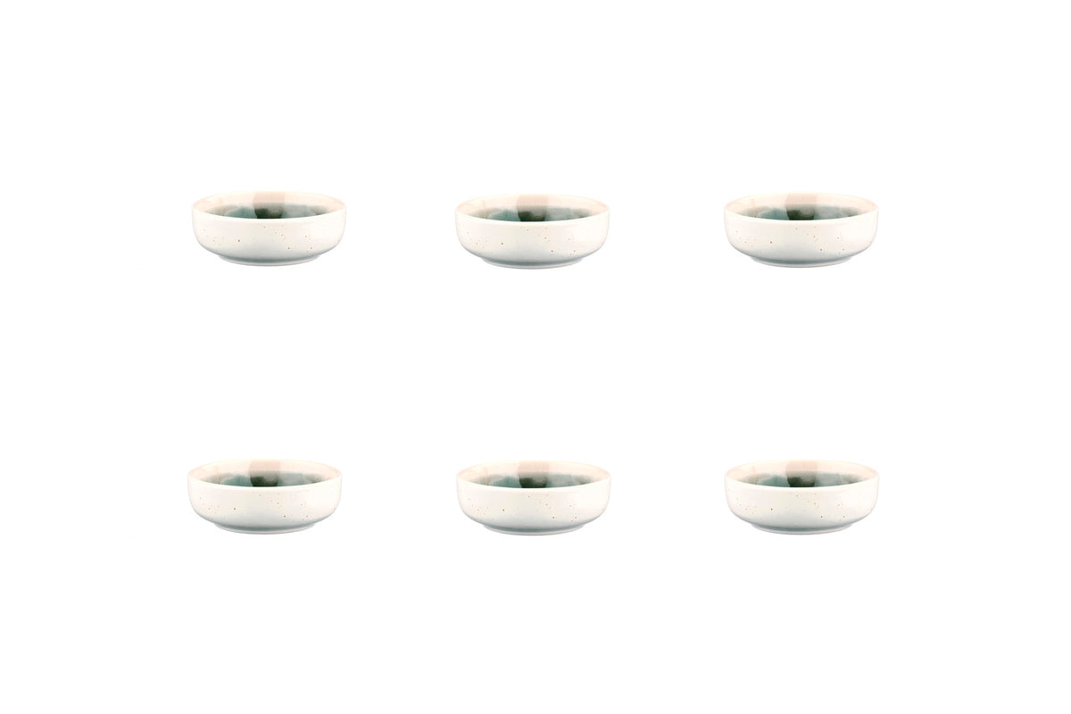 Bol OXYGEN Ø9cm - 6 pièces - Vert de gris