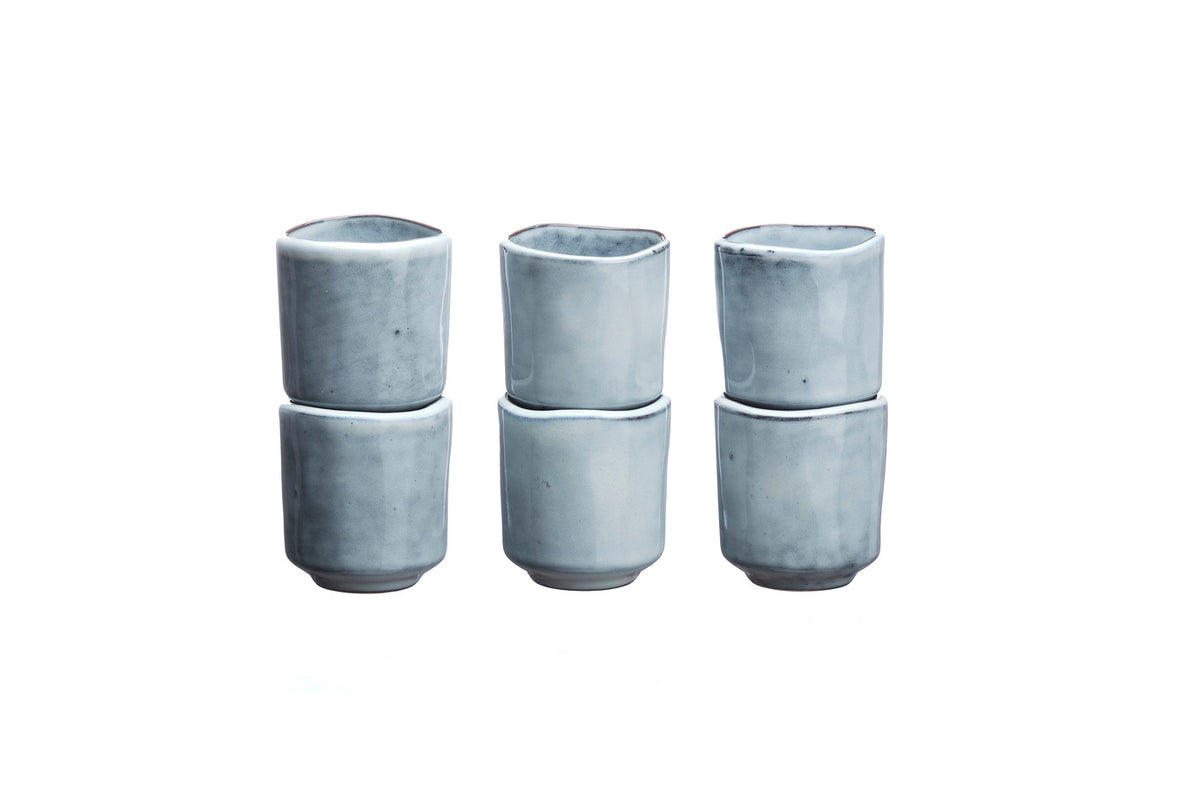 Tasse CLOUD 12cl - 6 pièces - Gris orage