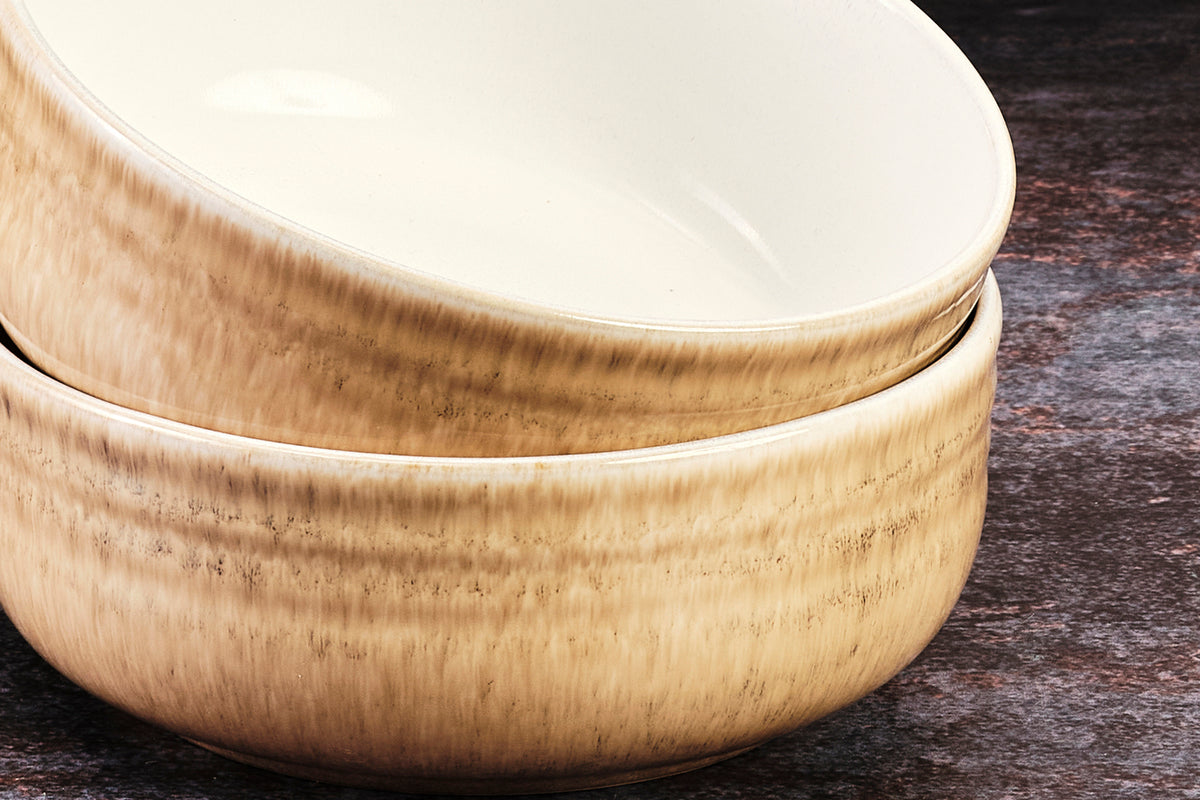 Bol COSMOS Ø15,5cm - 6 pièces - Crème