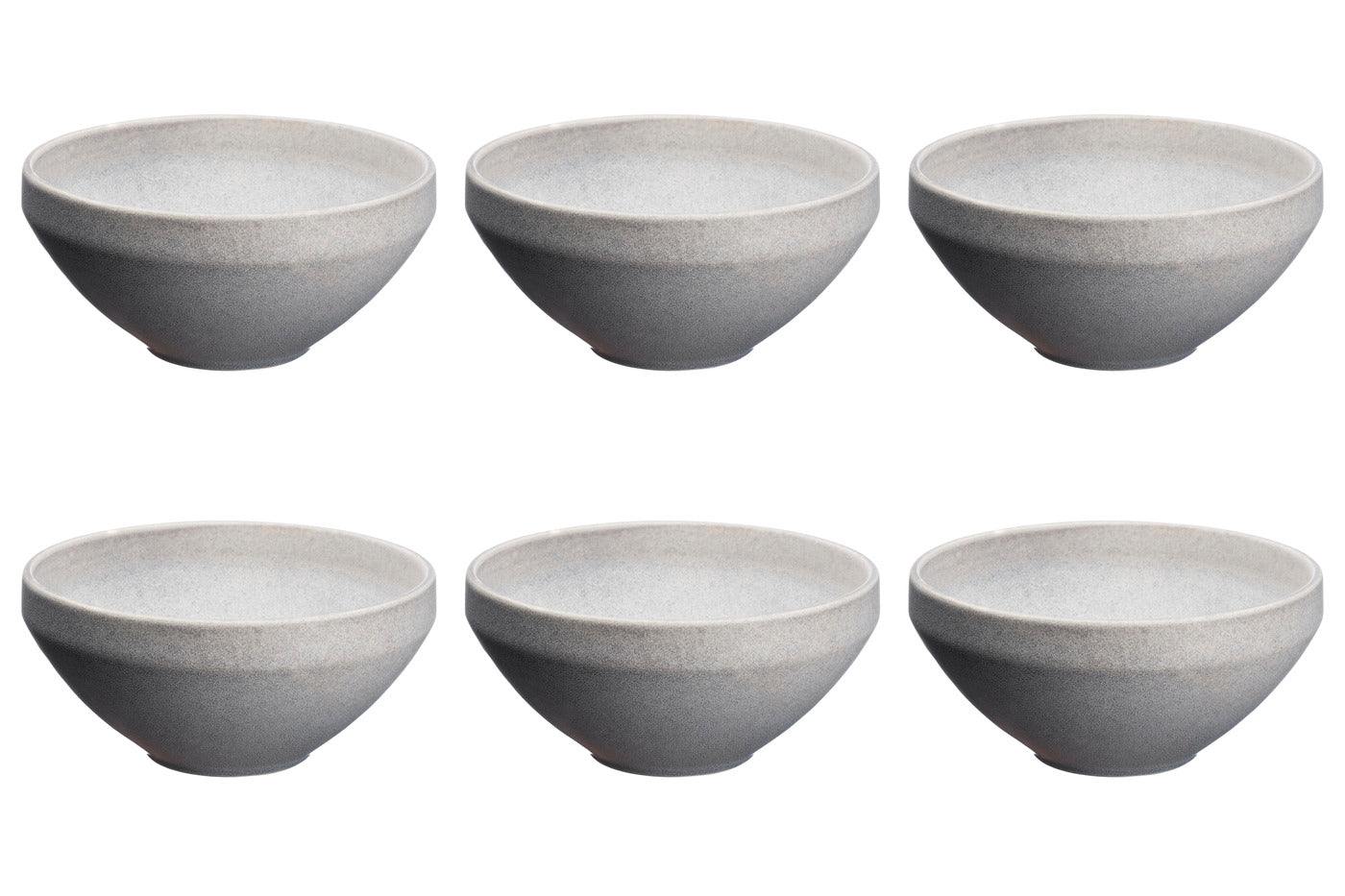 Bol STONE Ø17,5cm - 6 pièces - Gris lune