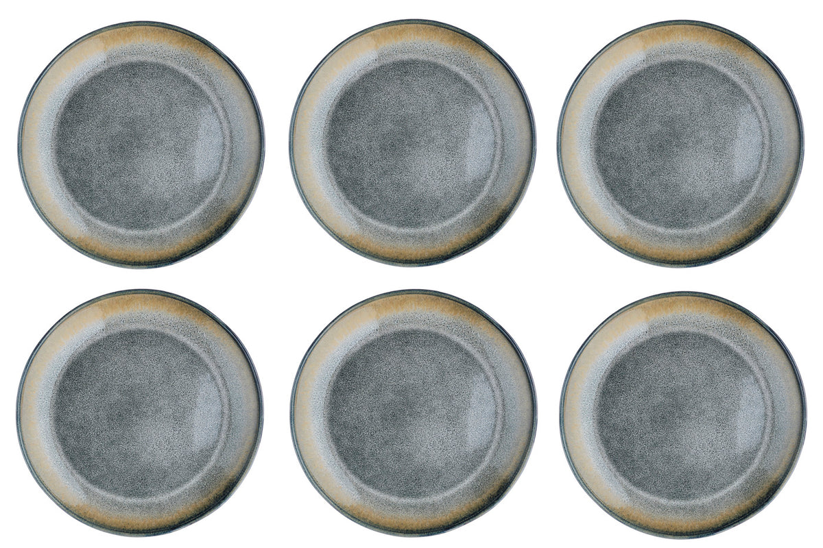 Assiette GENESIS Ø27cm - 6 pièces - Terre