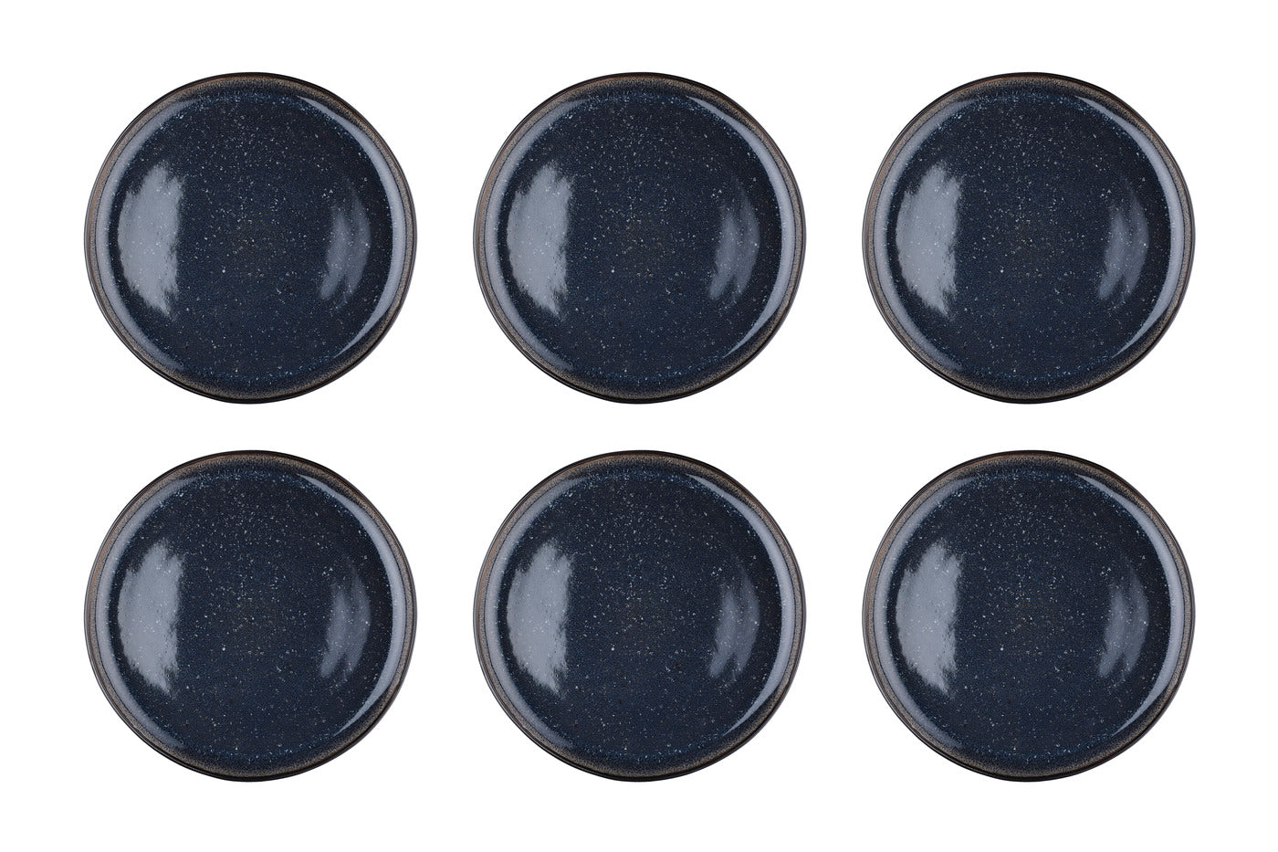Assiette IRIS Ø26cm - 6 pièces - Bleu nuit