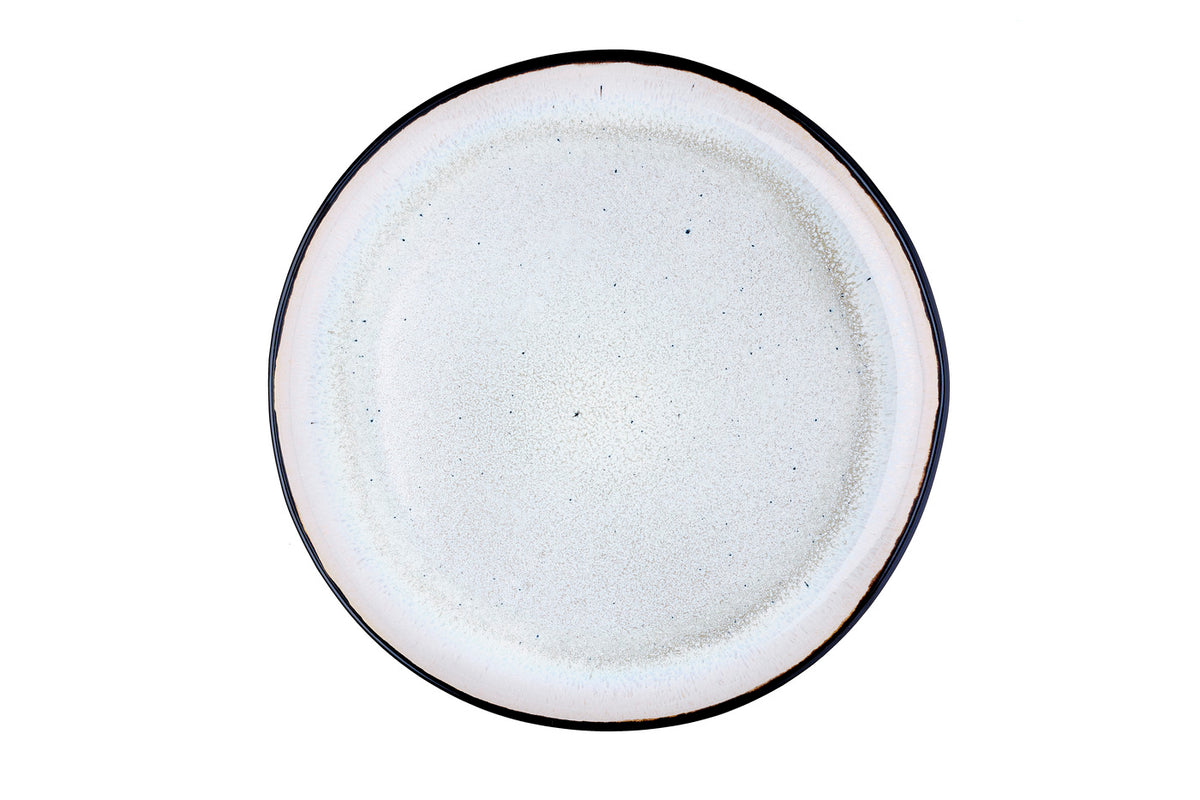 Assiette IRIS Ø26cm - 6 pièces - Blanc ivoire