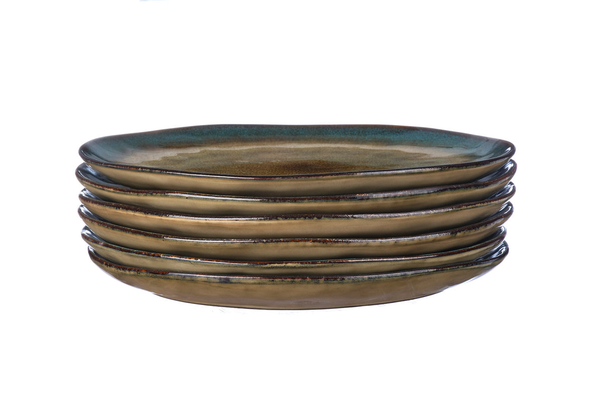 Assiette ISLAND Ø28cm - 6 pièces - Terre et mer