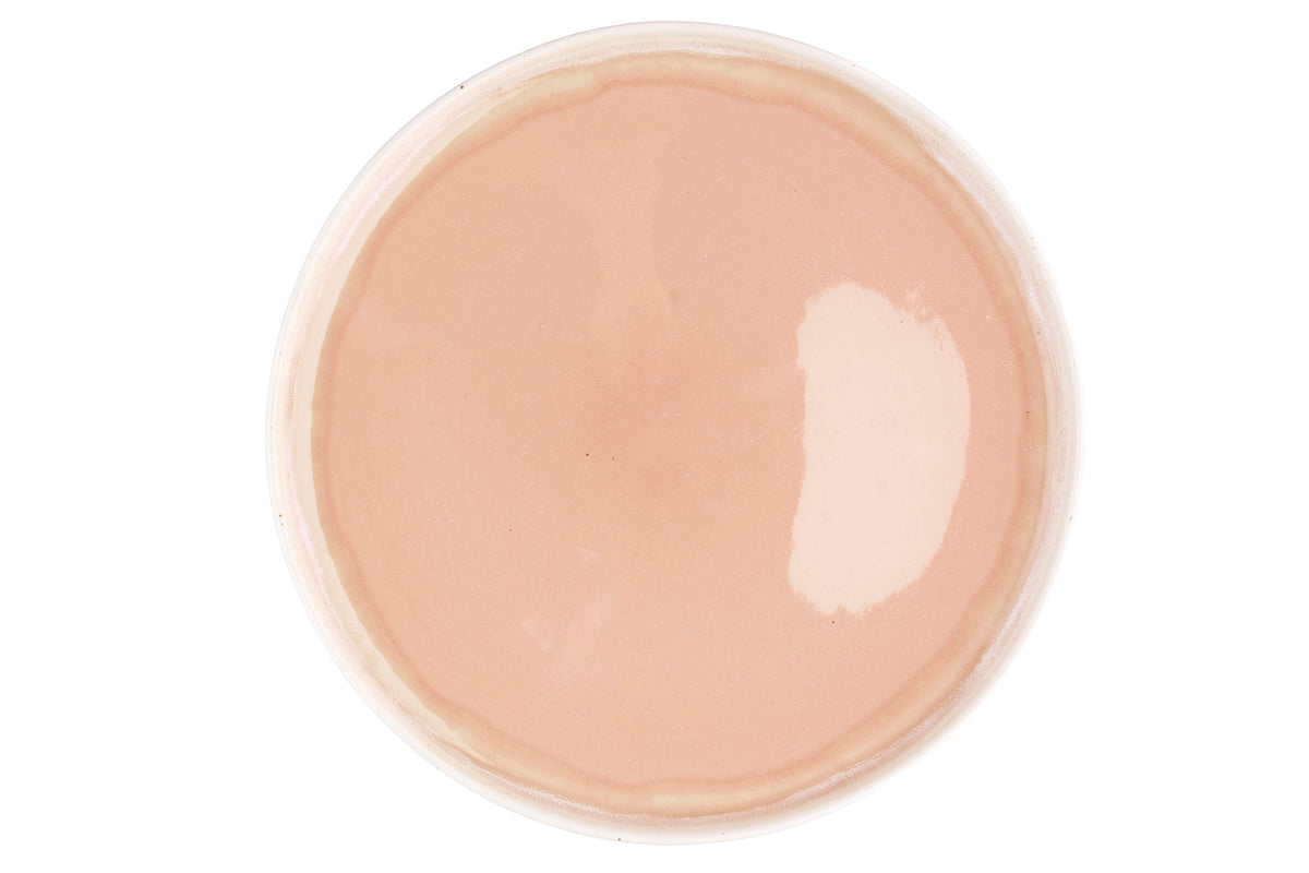 Assiette OXYGEN Ø27cm - 6 pièces - Rose poudre