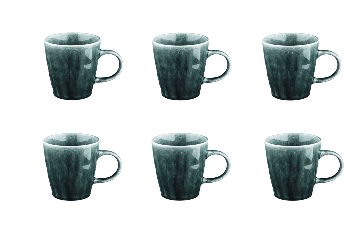 Mug MOON 40cl - 6 pièces - Pétrole