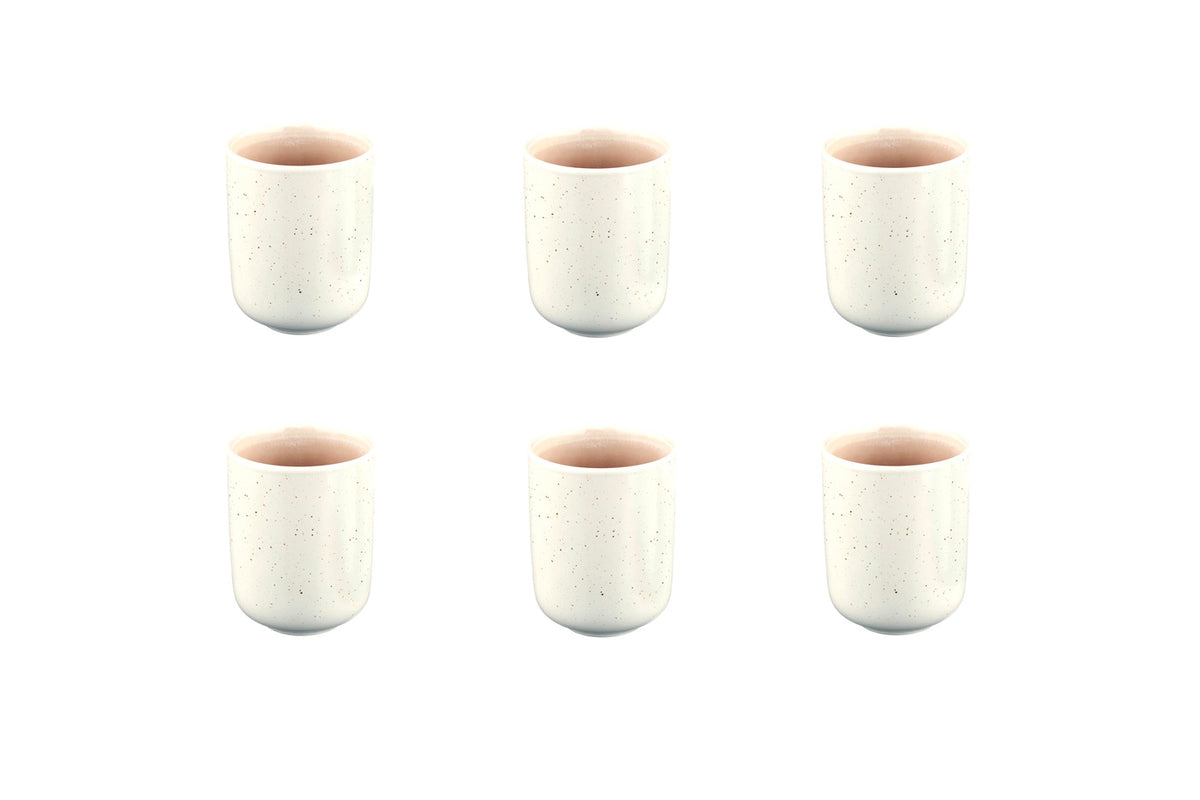 Mug OXYGEN 30cl - 6 pièces - Rose poudre