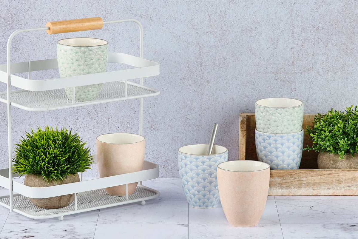 Mug PATTERN 30cl - 6 pièces - Pastel