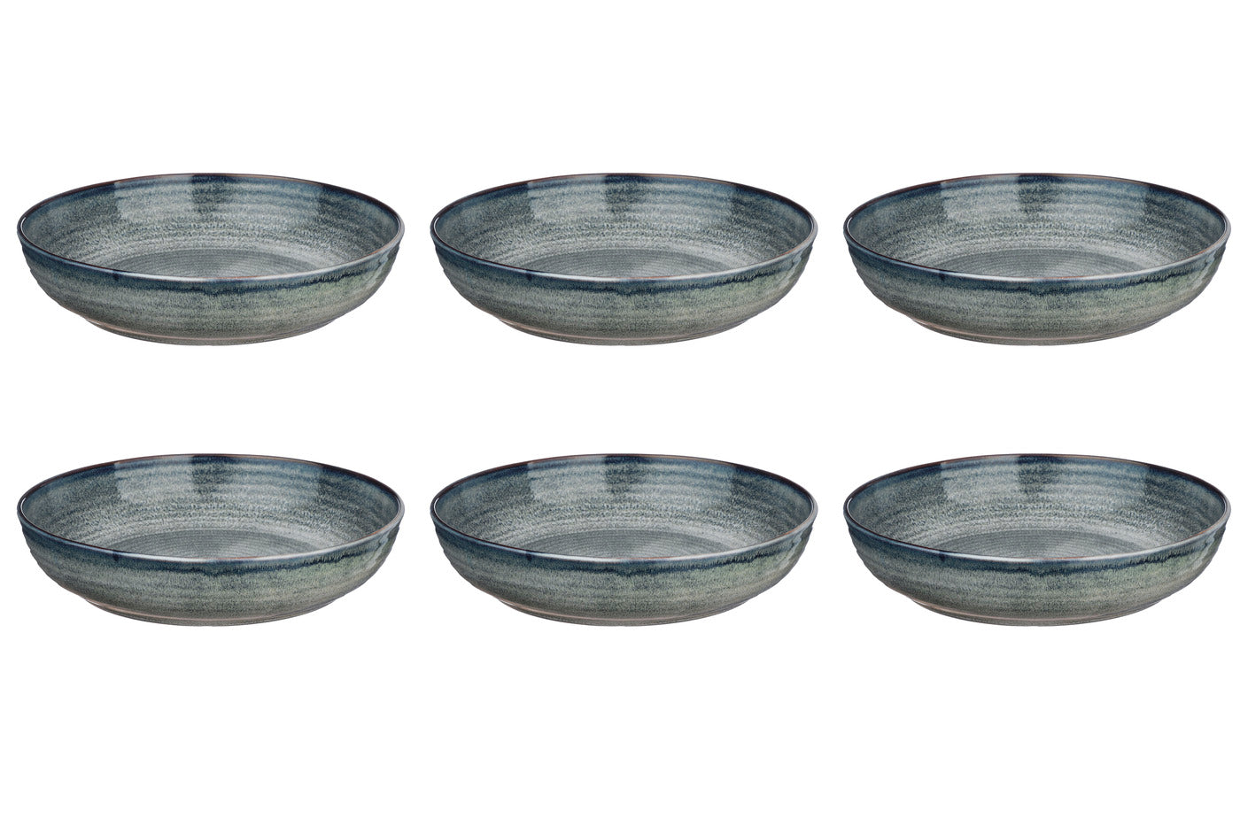 Assiette creuse ZEN Ø22,5cm - 6 pièces - Natural