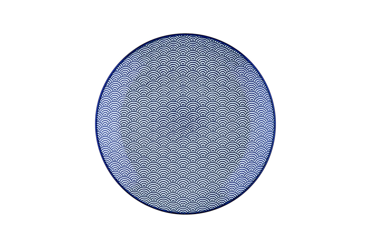 Assiette PATTERN Ø21cm - 6 pièces - Dark blue