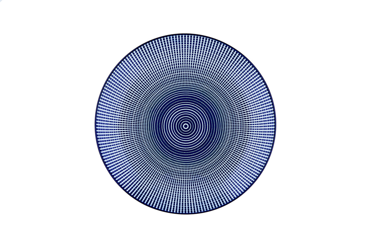 Assiette PATTERN Ø21cm - 6 pièces - Dark blue
