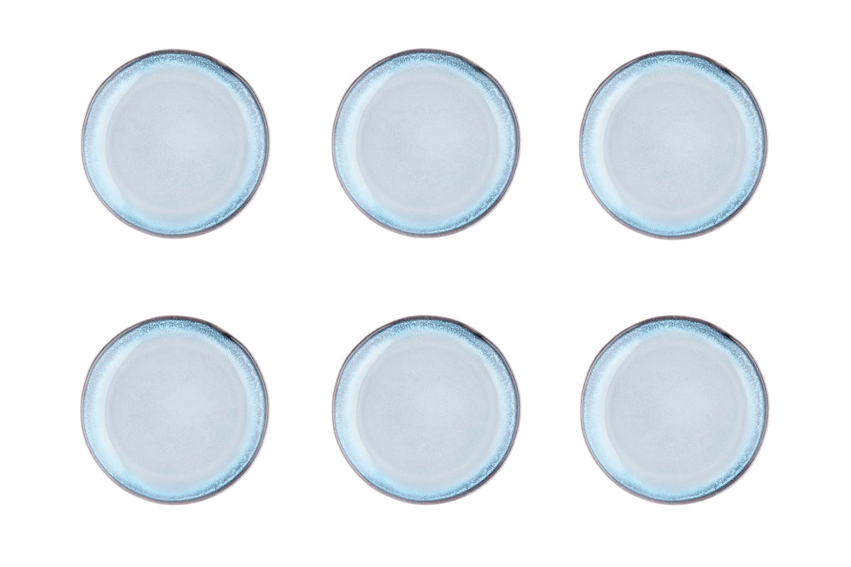 Assiette GENESIS Ø20,5cm - 6 pièces - Mer