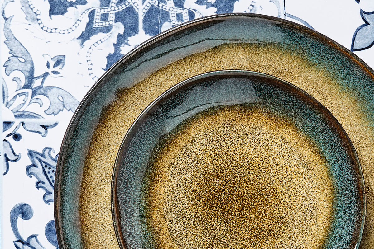Assiette ISLAND Ø20,5cm - 6 pièces - Terre et mer
