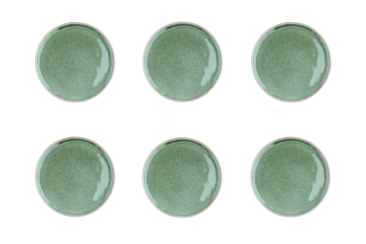 Assiette MAGMA Ø20cm - 6 pièces - Menthe