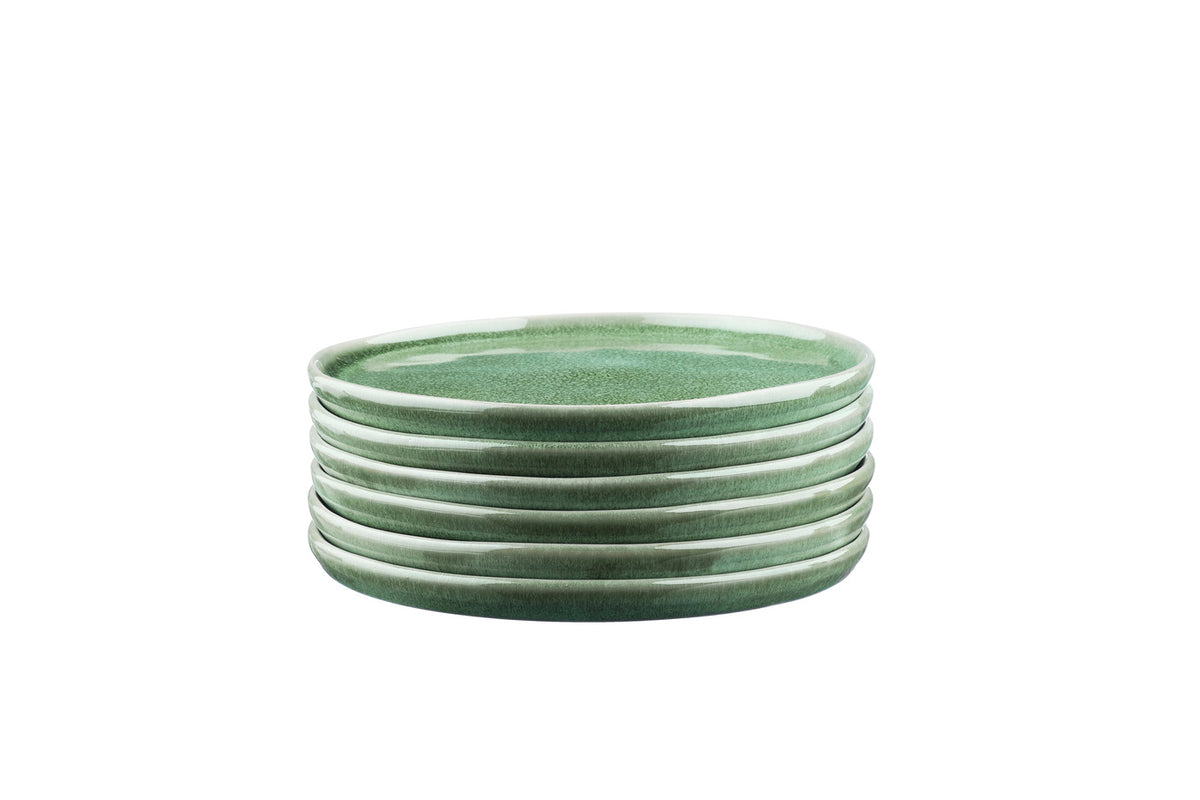 Assiette MAGMA Ø20cm - 6 pièces - Menthe