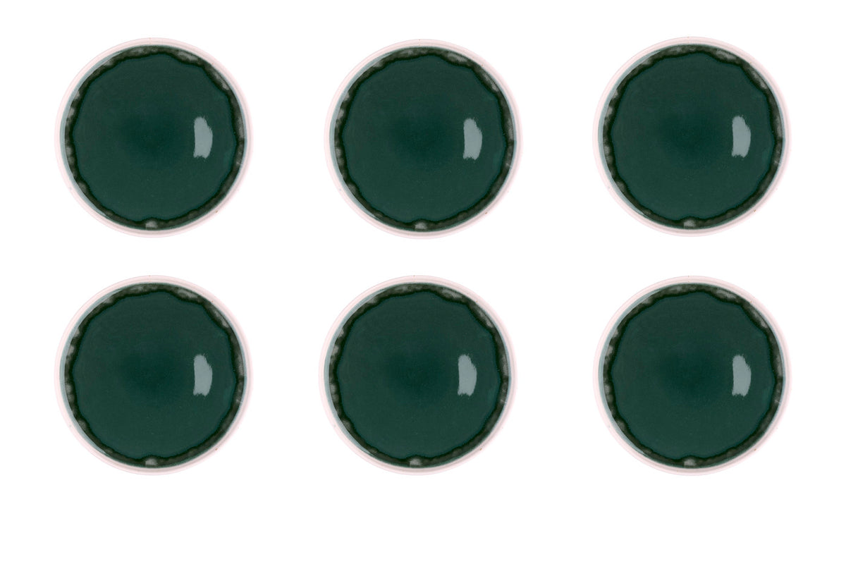 Assiette OXYGEN Ø21,5cm - 6 pièces - Vert de gris