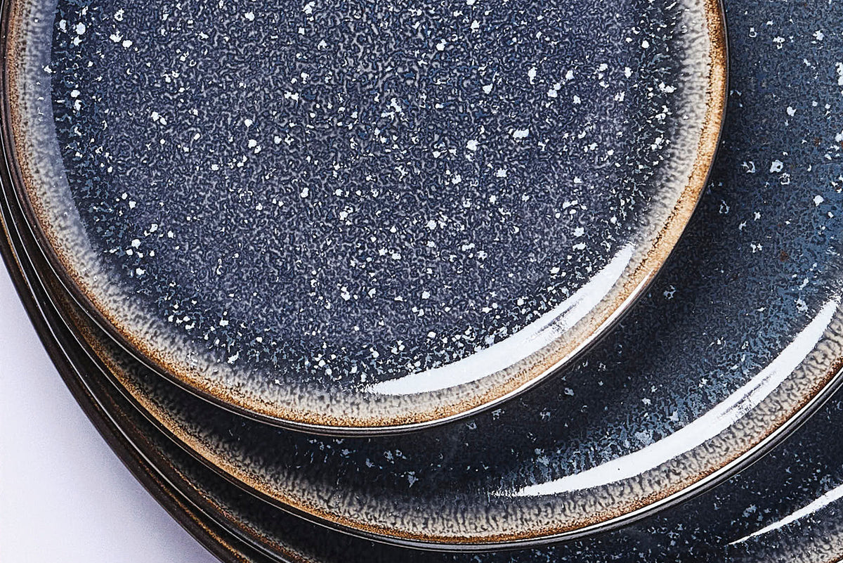 Assiette IRIS Ø16cm - 6 pièces - Bleu nuit