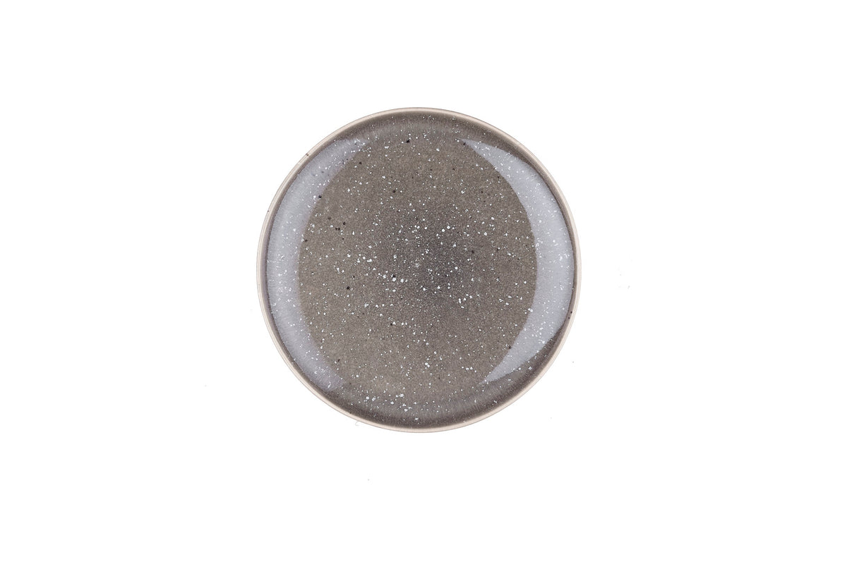 Assiette STELLAR Ø18cm - 6 pièces - Gris béton