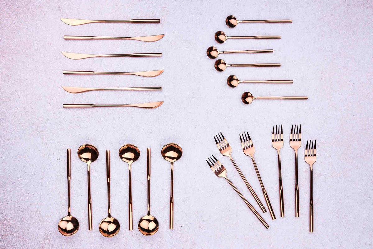 Ménagère 24 pièces ABEL - Copper