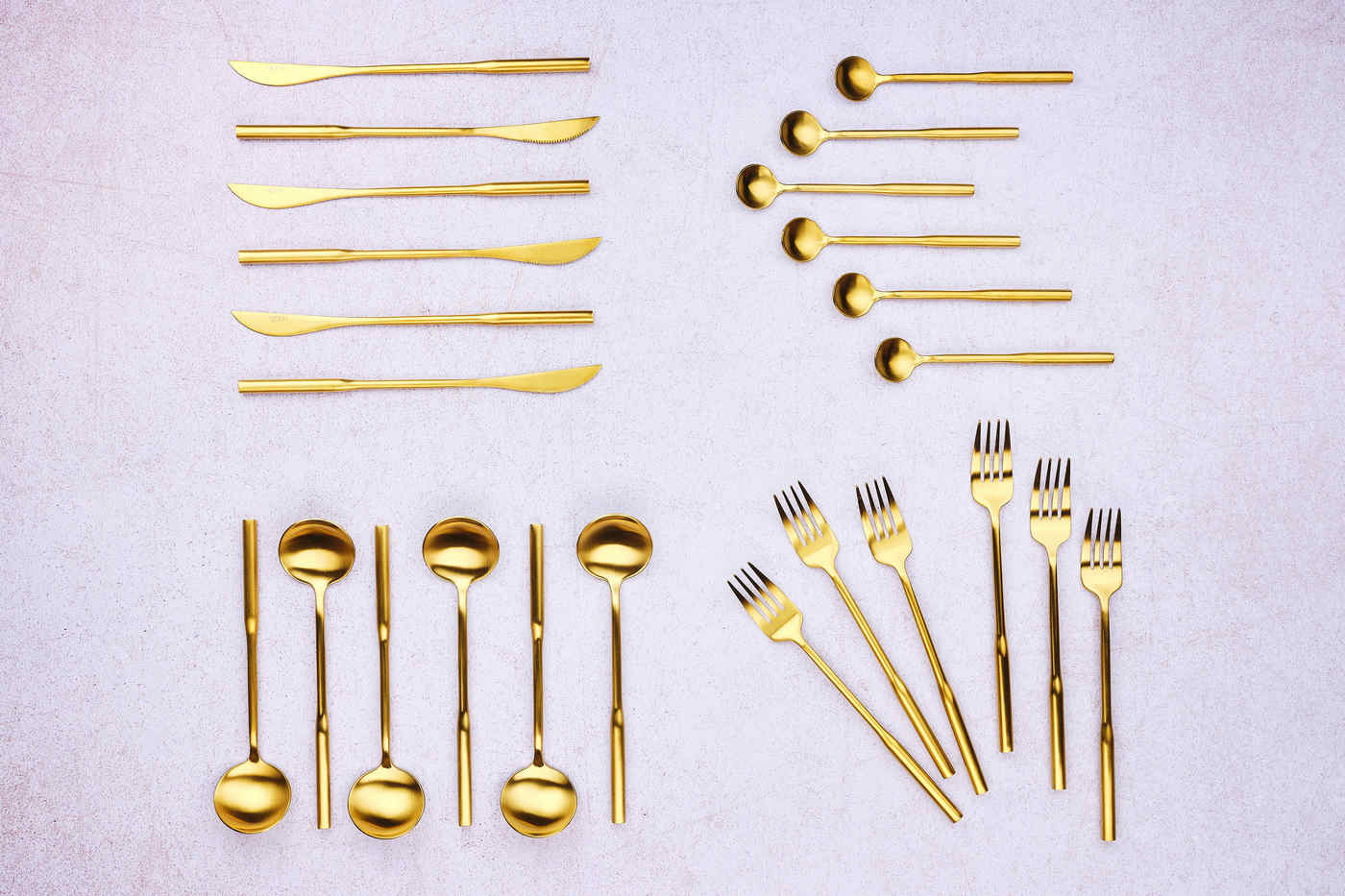Ménagère 24 pièces ABEL - Gold