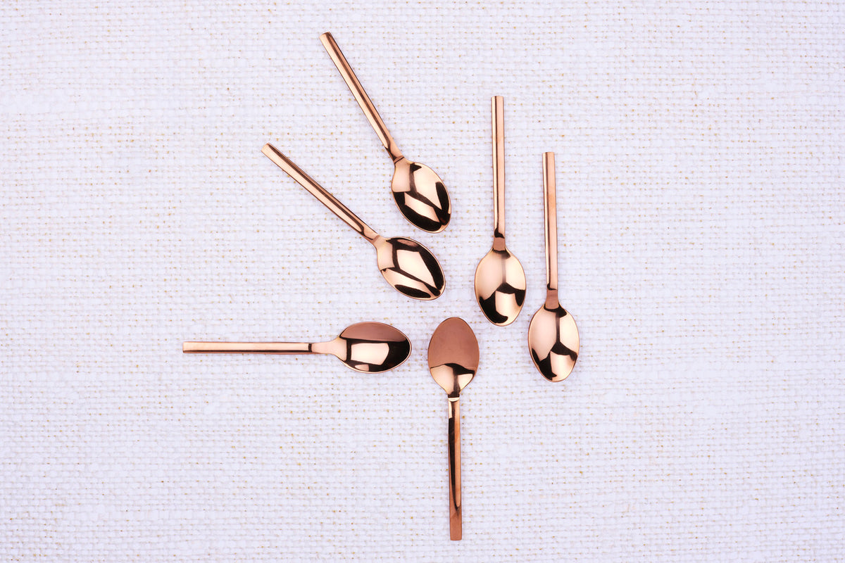 Coffret 6 petites cuillères EMUND - Copper