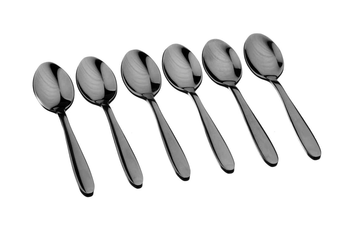 Coffret 6 petites cuillères KAJA - Black