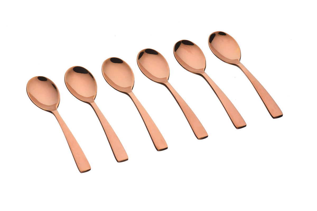 Coffret 6 petites cuillères OGLU - Copper