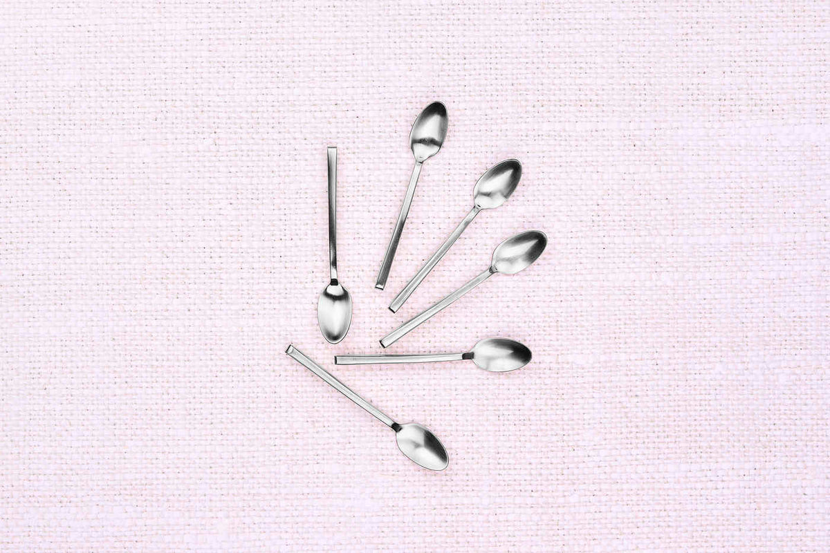 Coffret 6 petites cuillères OLAF - Silver