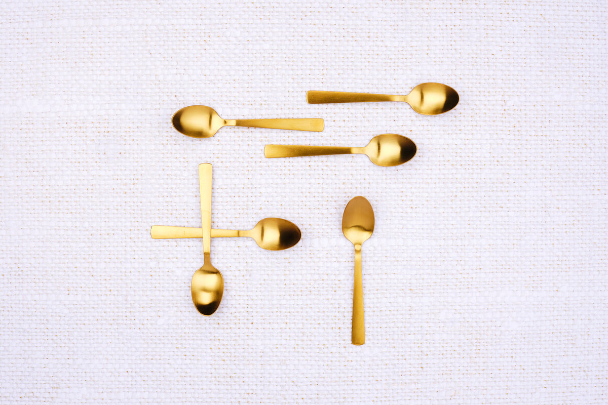 Coffret 6 petites cuillères TELMO - Gold